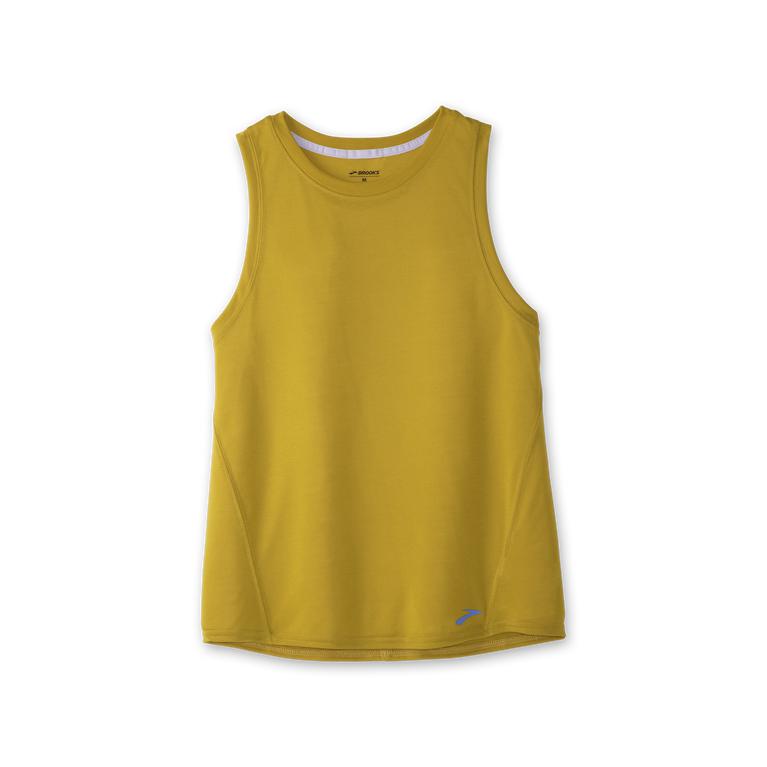 Brooks Women's Distance Running Tank Top - Golden Hour (XAHF47509)